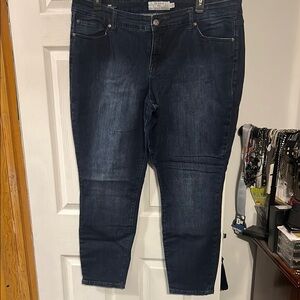 Torrid Dark Wash Ankle Jeans